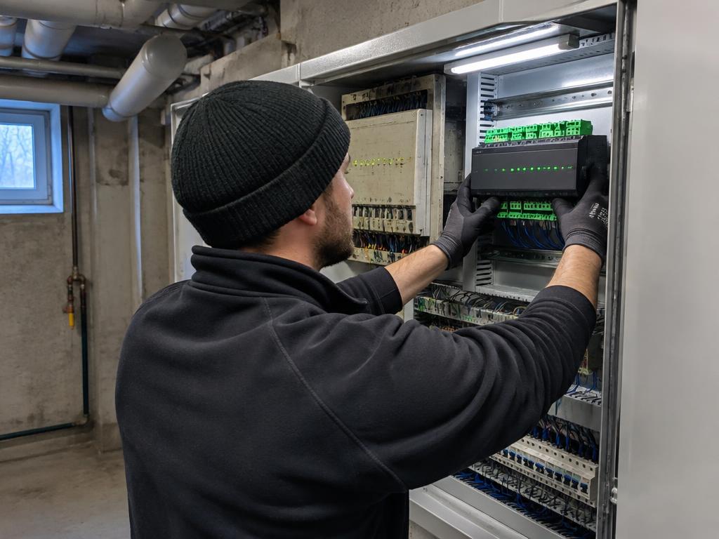 Byte till modern DUC i apparatskåp